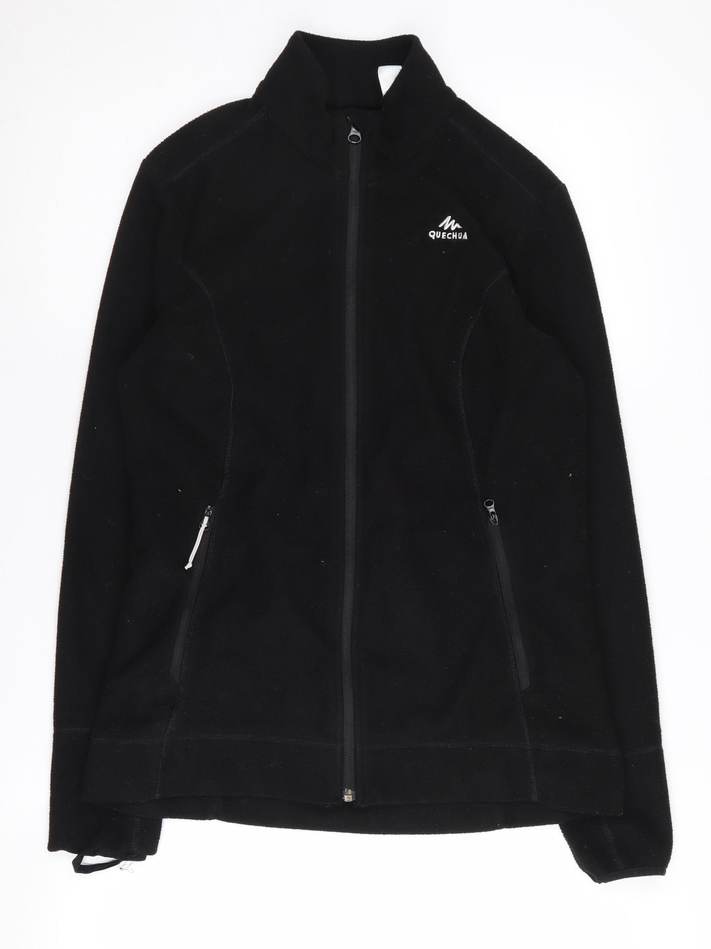 Quechua Women's Black Fleece Jacket M Outdoor