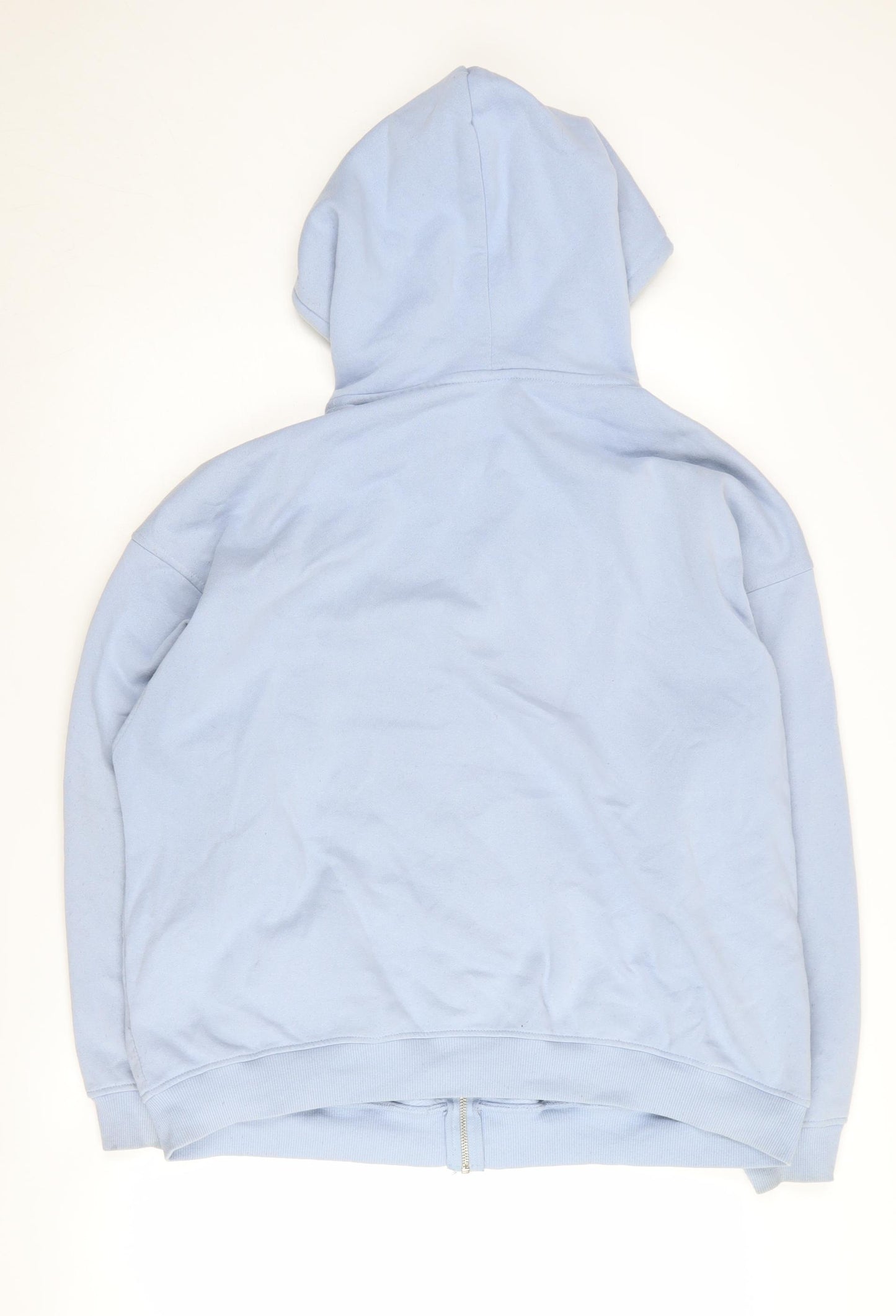 H&M Women's Blue Snoopy Hoodie L Full Zip Casual