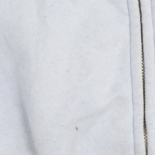 H&M Women's Blue Snoopy Hoodie L Full Zip Casual