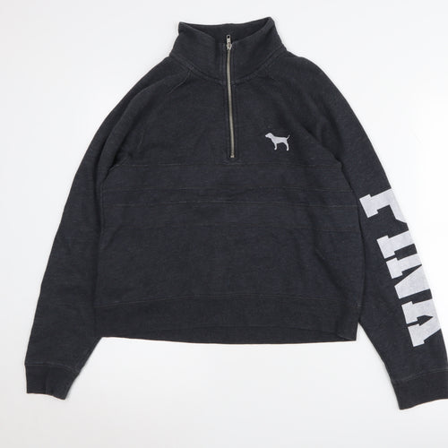 Victoria's Secret Women's Black Sweatshirt S