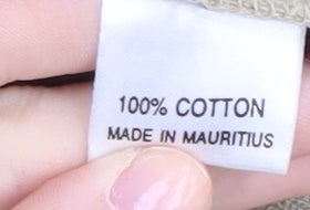 New Classics Men Beige V-Neck Pullover L Cotton Jumper