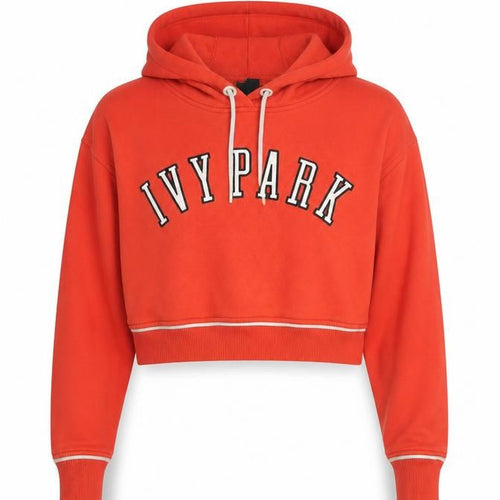 Ivy Park Women's Orange Hoodie, XS, Logo Design