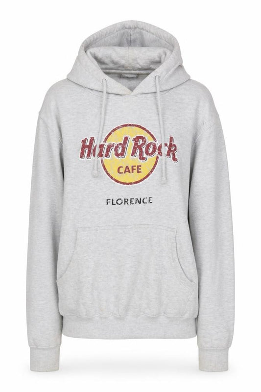 Hard Rock Cafe Unisex Grey Pullover Hoodie S