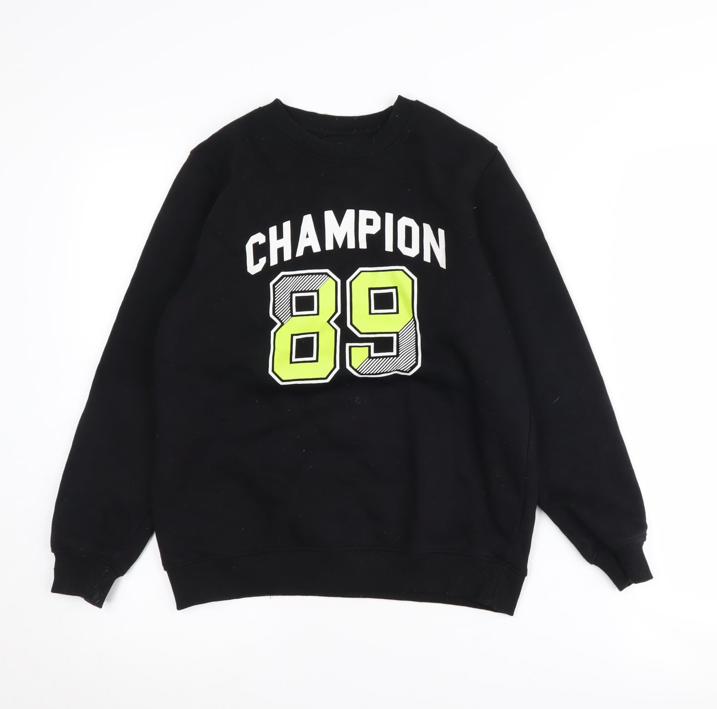 Pine Kids Boys Black Graphic Sweatshirt 11-12 Years