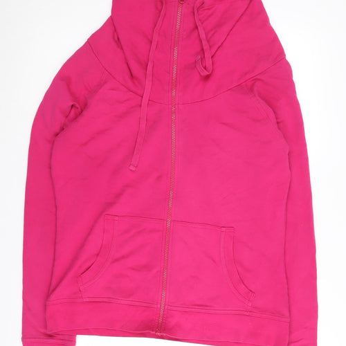 Gap Women's Pink Full Zip Hoodie - M