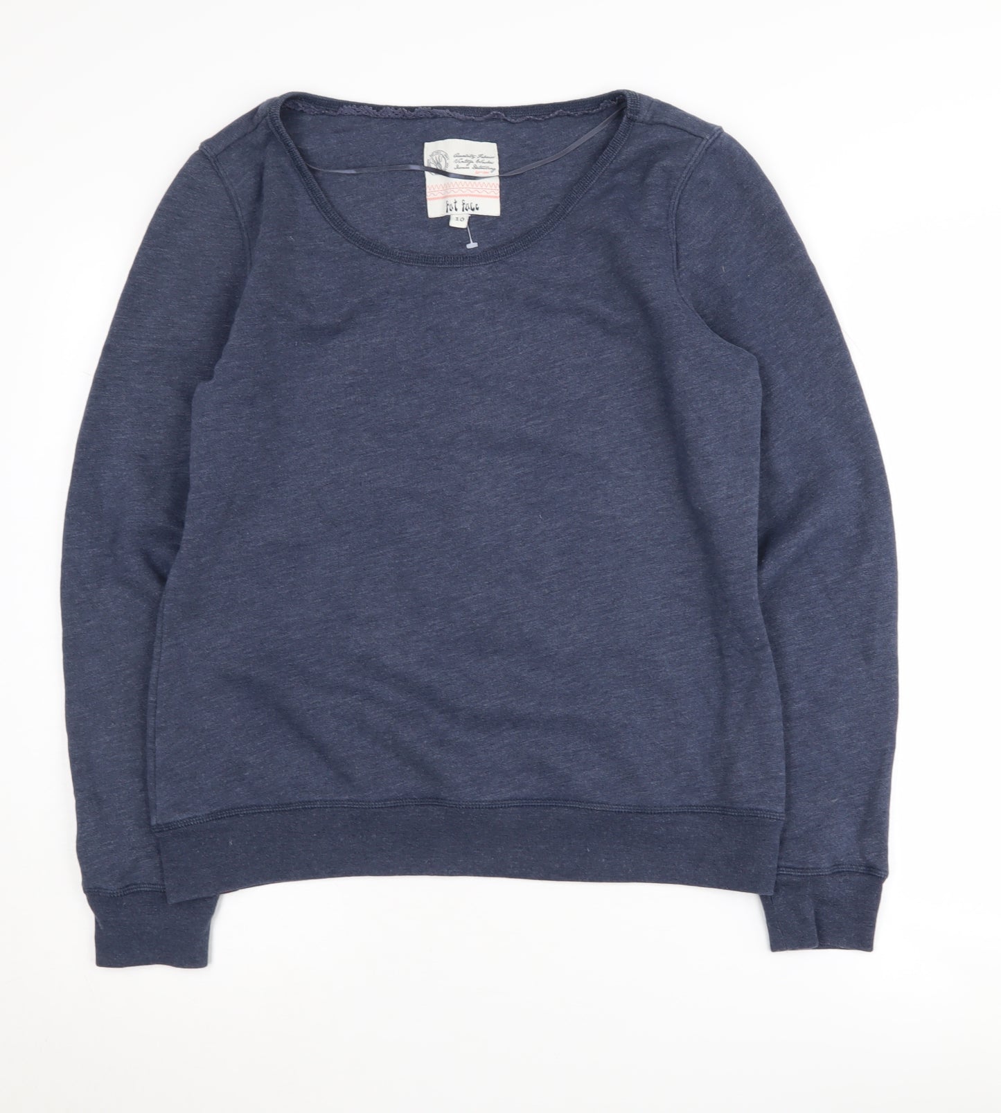 Fat Face Women's Blue Pullover Sweatshirt Size 10