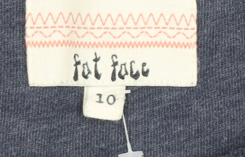 Fat Face Women's Blue Pullover Sweatshirt Size 10