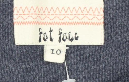 Fat Face Women's Blue Pullover Sweatshirt Size 10