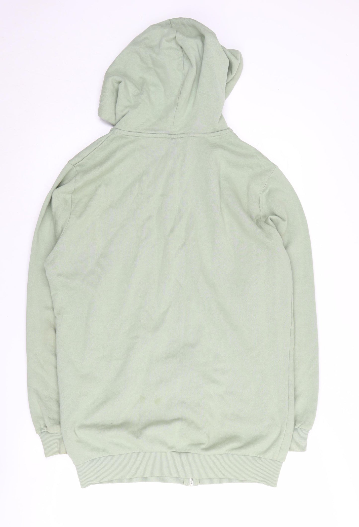 ASOS Unisex Green Full Zip Hoodie, Size S