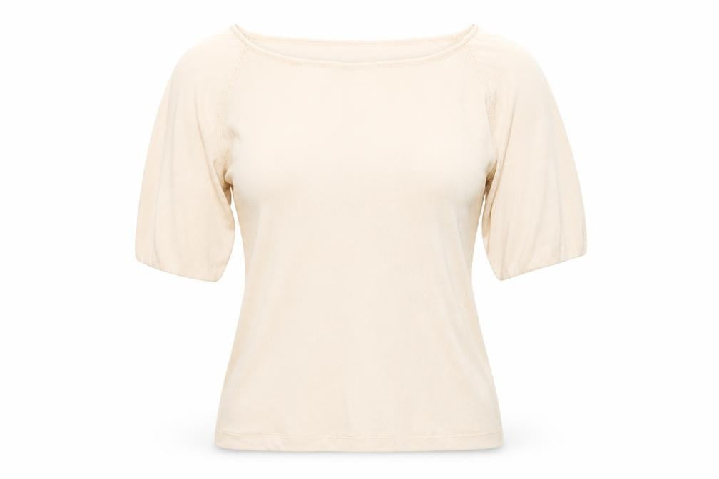 Animale Women Beige 3/4 Sleeve Knit Top - Size M