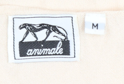 Animale Women Beige 3/4 Sleeve Knit Top - Size M