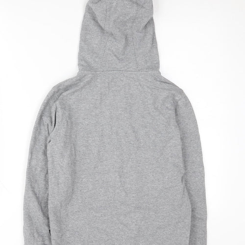Vans Unisex Kids Grey Full Zip Hoodie S Fleece