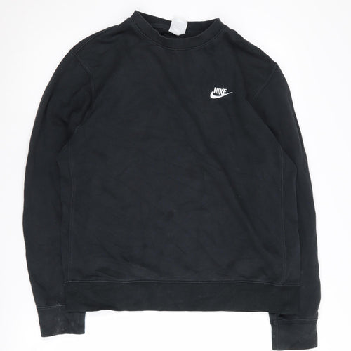 Nike Men's Black Sweatshirt M with Logo Graphic