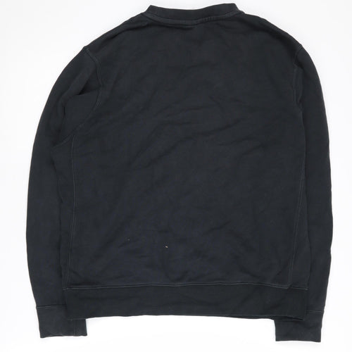 Nike Men's Black Sweatshirt M with Logo Graphic