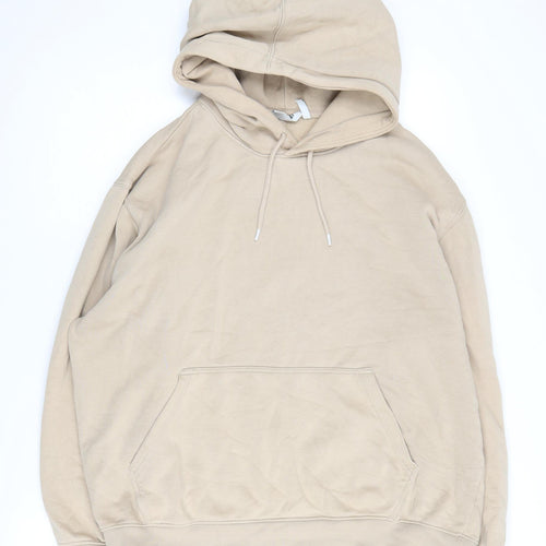 Weekday Men's Beige Pullover Hoodie M - New