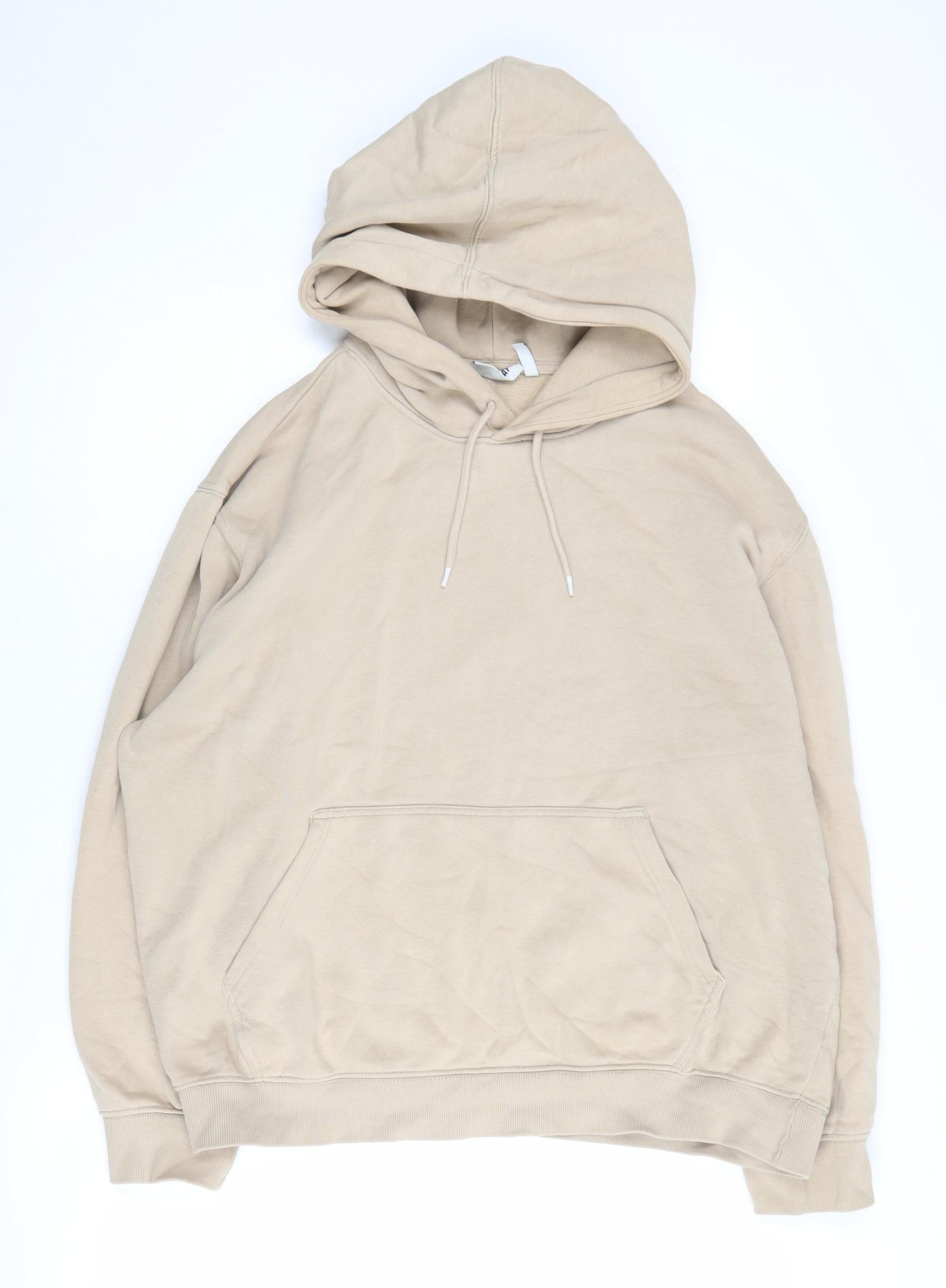 Weekday Men's Beige Pullover Hoodie M - New