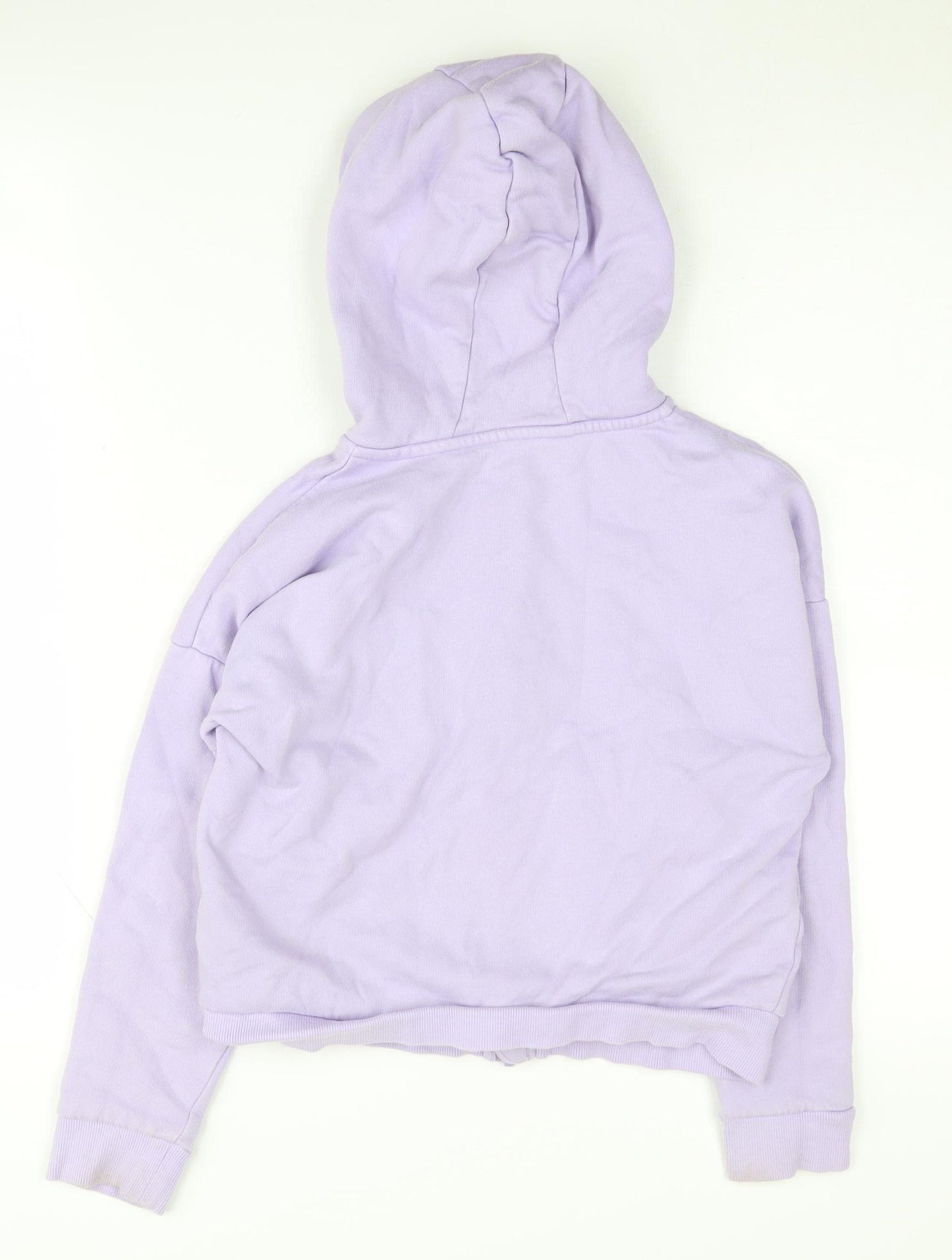 Marks and Spencer Girls Purple Full Zip Hoodie, Size 11-12