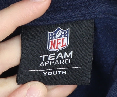 NFL Team Apparel Boys Blue Pullover Hoodie 14-15 Years