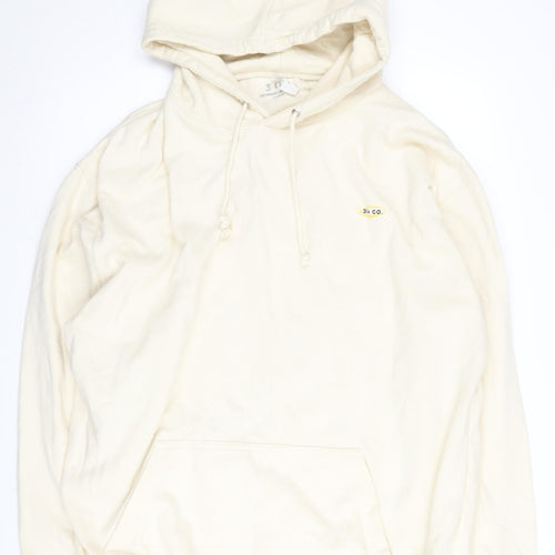 304 Men's Beige XL Pullover Hoodie