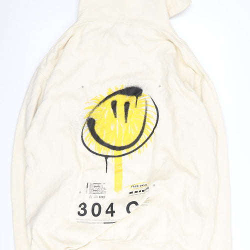 304 Men's Beige XL Pullover Hoodie