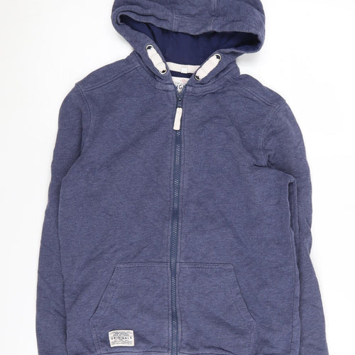 Marks and Spencer Boys Blue Full Zip Hoodie 11-12 Years