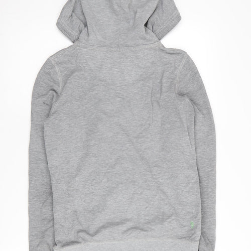 Fat Face Women's Grey Full Zip Hoodie Size 10