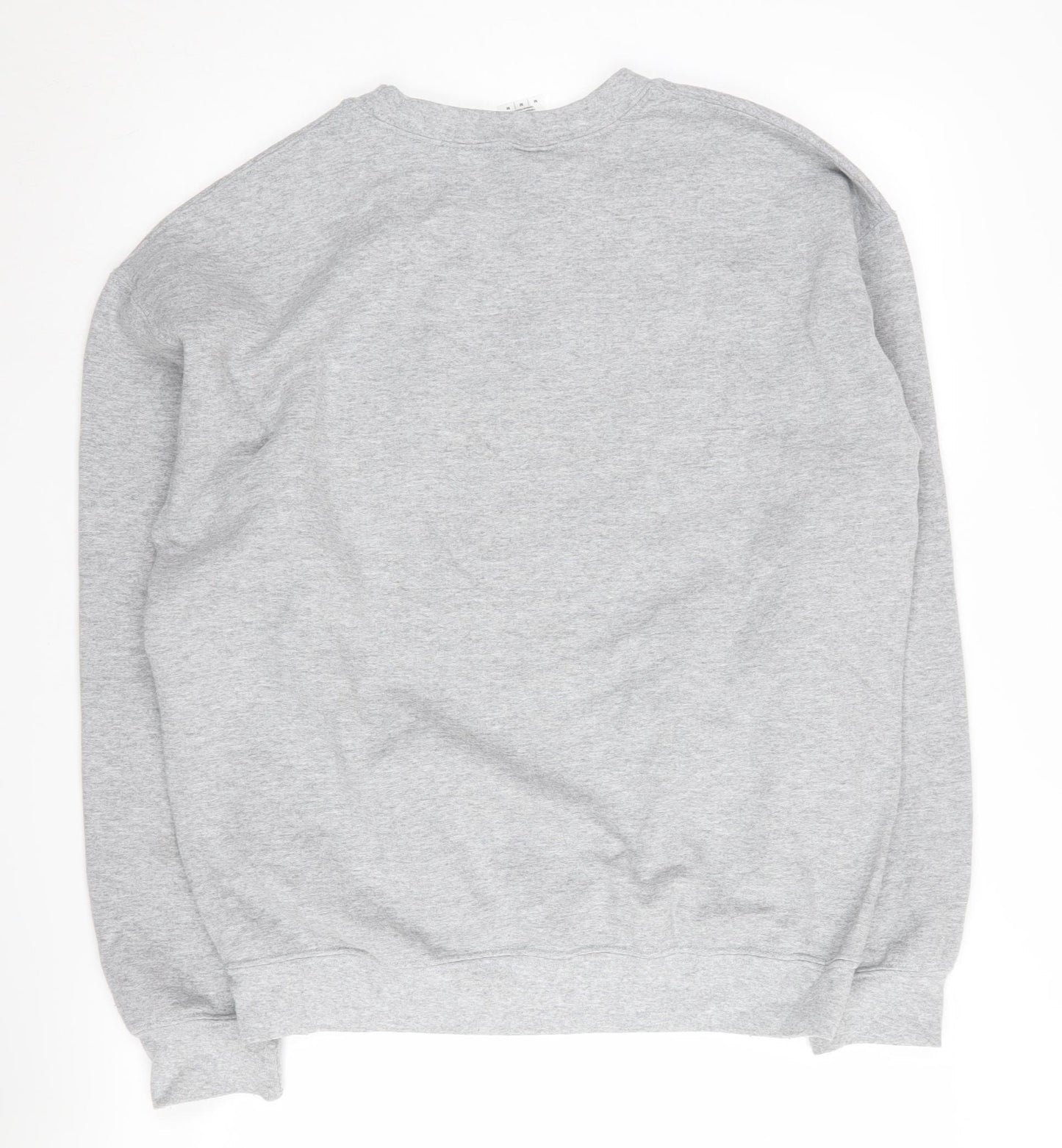 Gildan Men’s Grey Cartoon Graphic Print Sweatshirt M