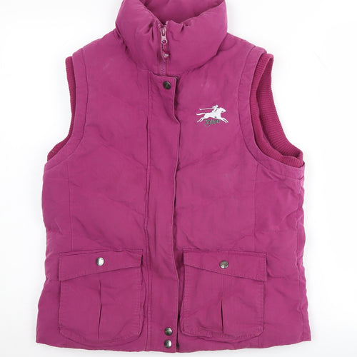 Tottie Women's Pink Puffer Waistcoat S