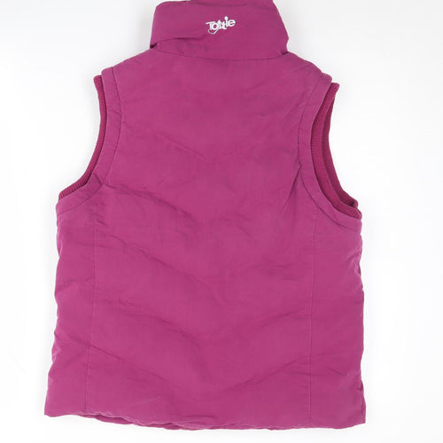 Tottie Women's Pink Puffer Waistcoat S