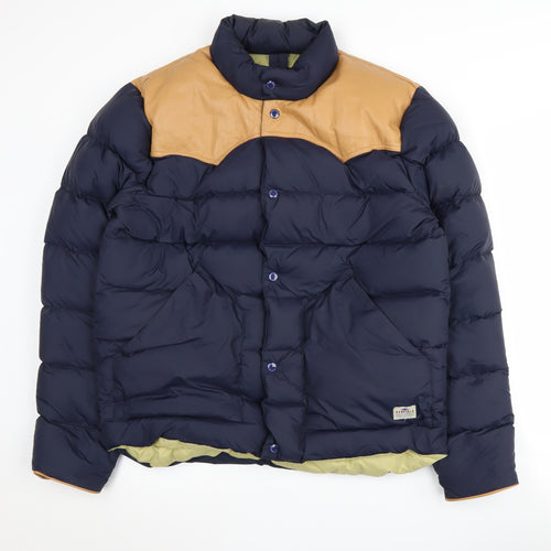 Penfield Men's Blue Puffer Jacket L Winter Casual