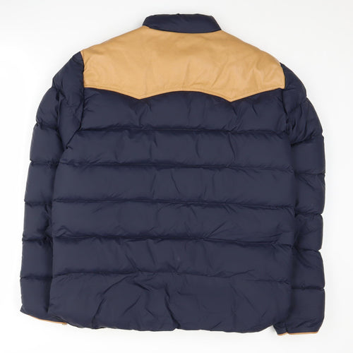 Penfield Men's Blue Puffer Jacket L Winter Casual