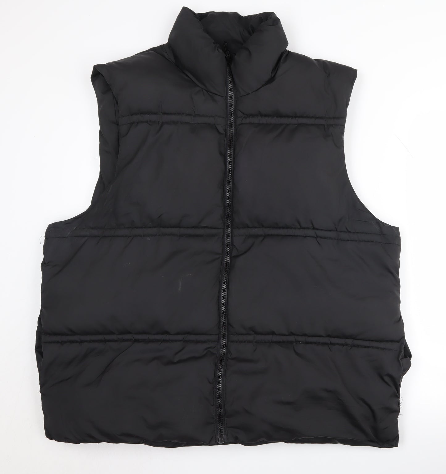 ASOS DESIGN Men's Black 2XL Puffer Waistcoat
