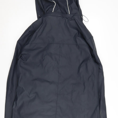 Hublot Women's Black Rain Coat, Size M, Hooded, Casual