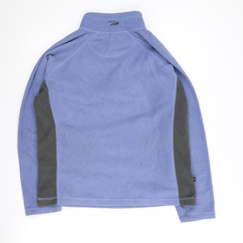 Mountainlife Women's Blue Fleece Pullover Sweatshirt Size 12