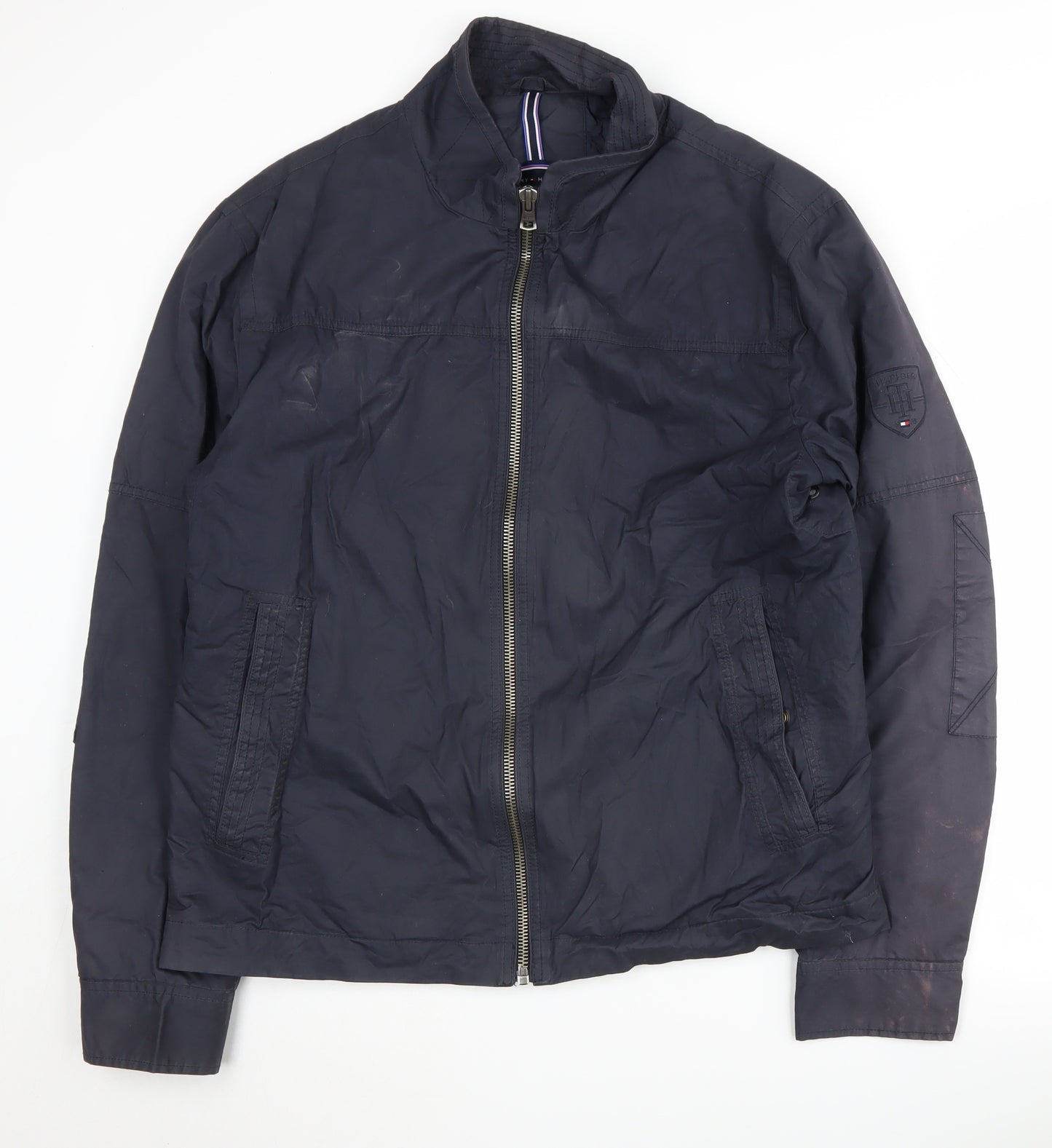 Tommy Hilfiger Men's XL Black Cotton Jacket