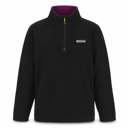 Regatta Women's Black Fleece Sweatshirt Size 12
