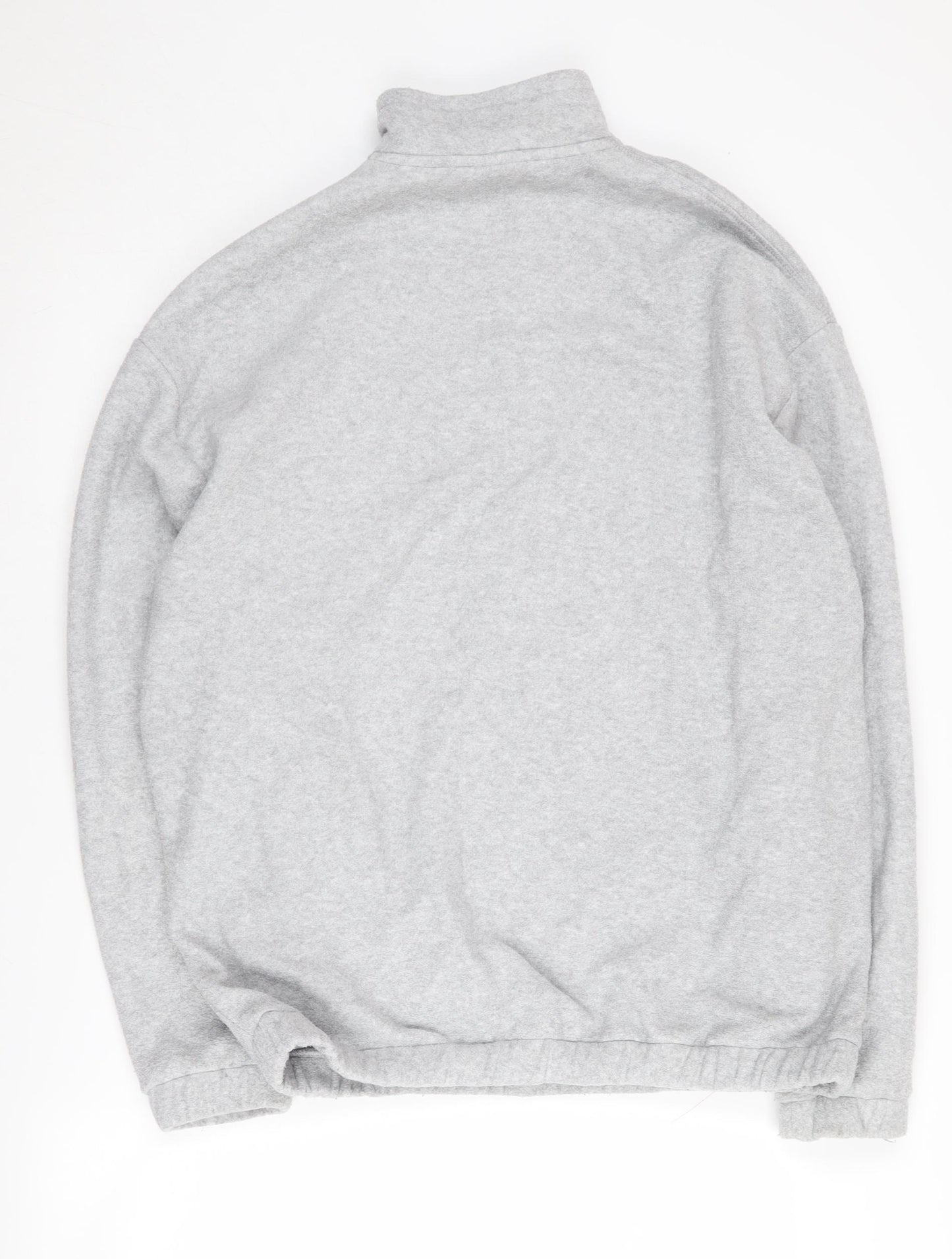 ASOS DESIGN Men's Grey 1/4 Zip Sweatshirt, Small