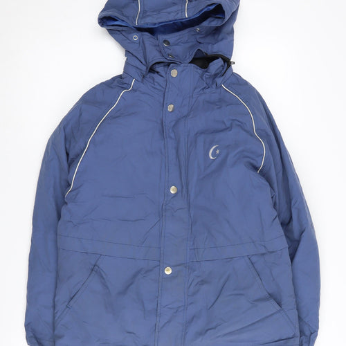 Eli Bazaar Girls Blue Puffer Jacket - Size 12 Years