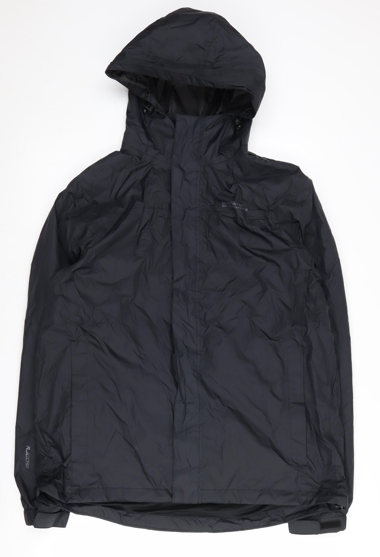 Mountain Warehouse Men's Black Waterproof Rain Jacket L