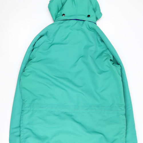 Boag Men's Green Parka Jacket, Hooded Waterproof Outdoor