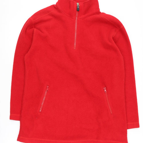 Hikers Haven Red Small Unisex Outdoor Pullover Sweatshirt