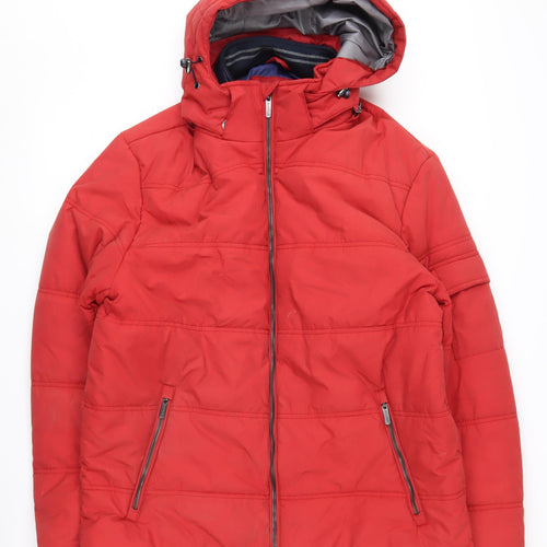 Brook Taverner Men's Red Puffer Jacket Size 42
