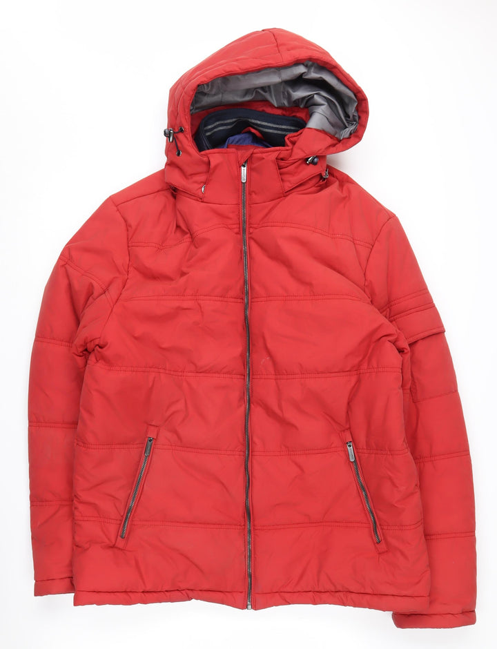 Brook Taverner Men's Red Puffer Jacket Size 42
