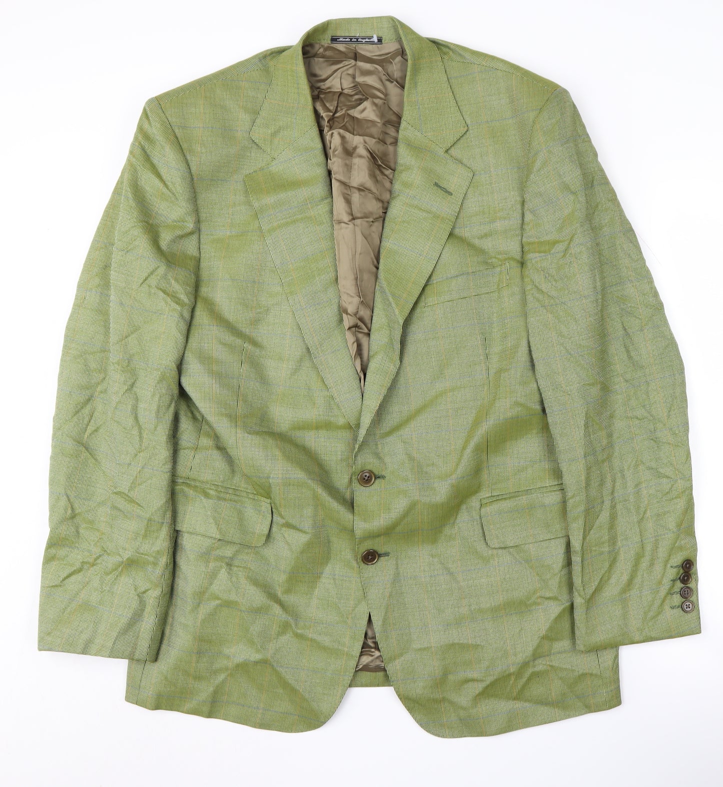 Austin Reed Men's Green Check Blazer 42R