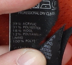 Marks and Spencer Red Women’s Mid-Length Coat UK 12
