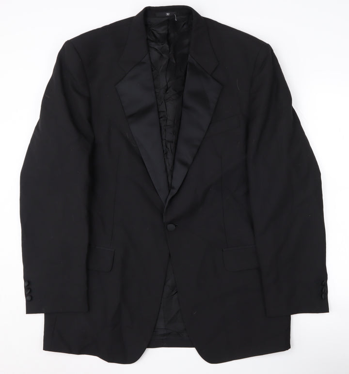 Ciro Citterio Men's Black Tuxedo Blazer, Size 40L