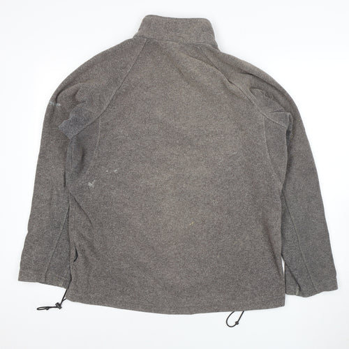 Trespass Men's Grey 1/2 Zip Fleece Sweatshirt - Size M