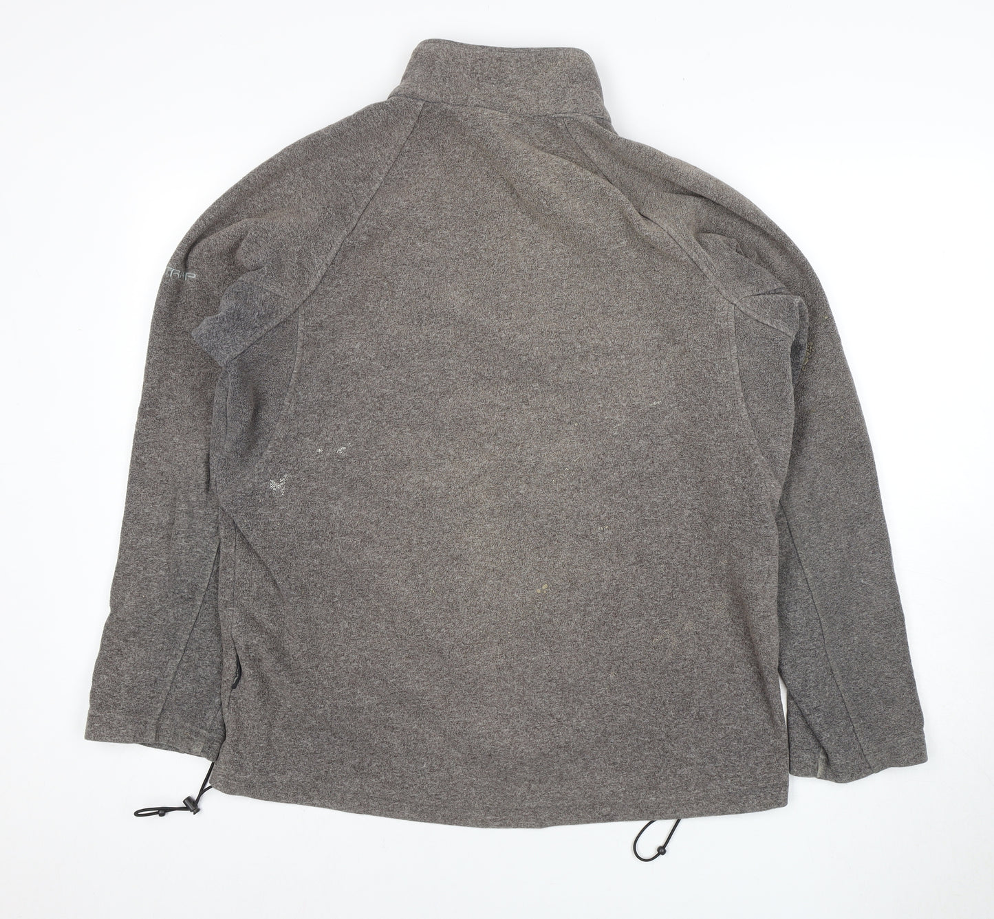 Trespass Men's Grey 1/2 Zip Fleece Sweatshirt - Size M