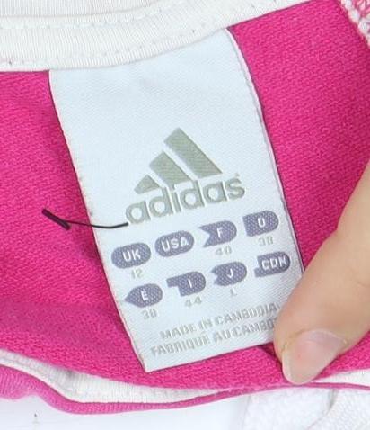 Adidas Women's Pink Pullover Hoodie Size 12