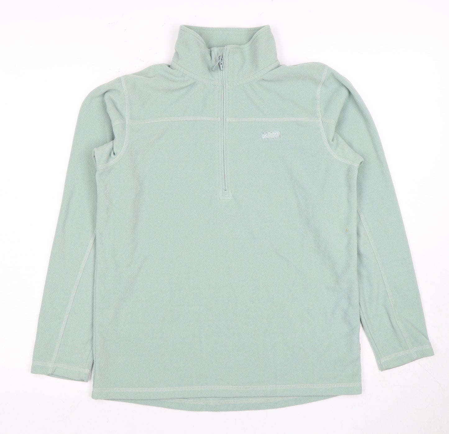 XTM Women's Green 1/2 Zip Sweatshirt Size 10